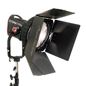 Hire Aputure STORM 700x + CF10 Fresnel + Barn Doors Brisbane